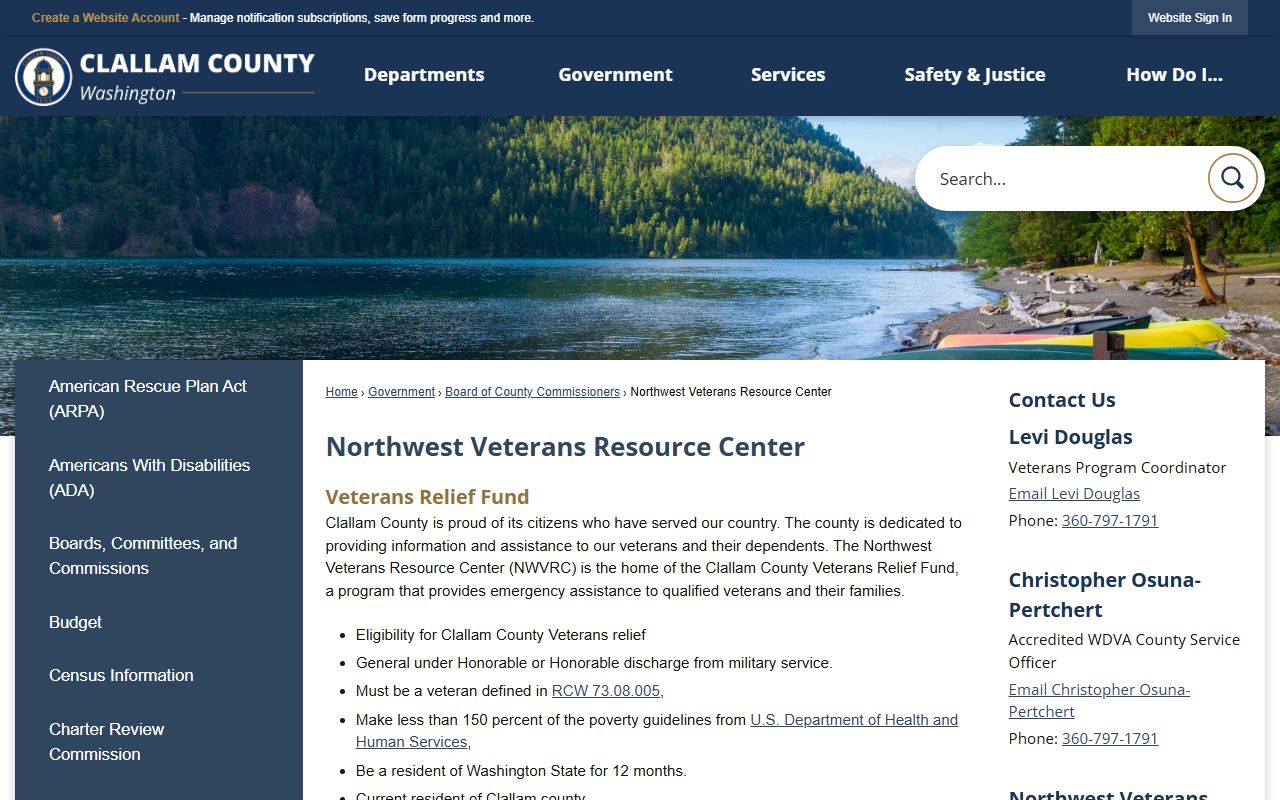 Clallam County Sheriff's Office arrest records and jail information in Port Angeles