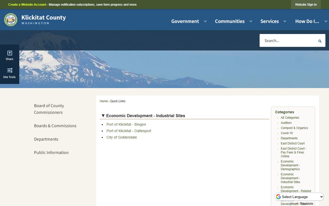 Klickitat County Sheriff's Office maintains arrest records and criminal investigations